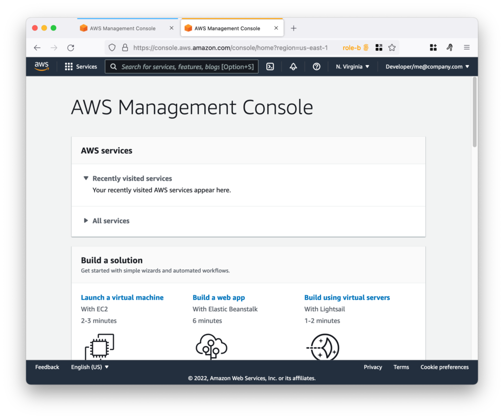 AWS Multiplas contas