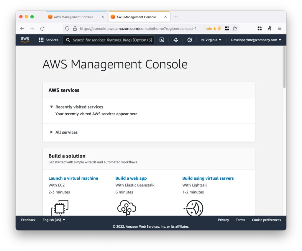 AWS Multiplas contas