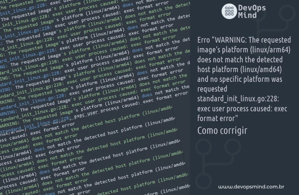 does not match the detected host platform (linux/amd64)