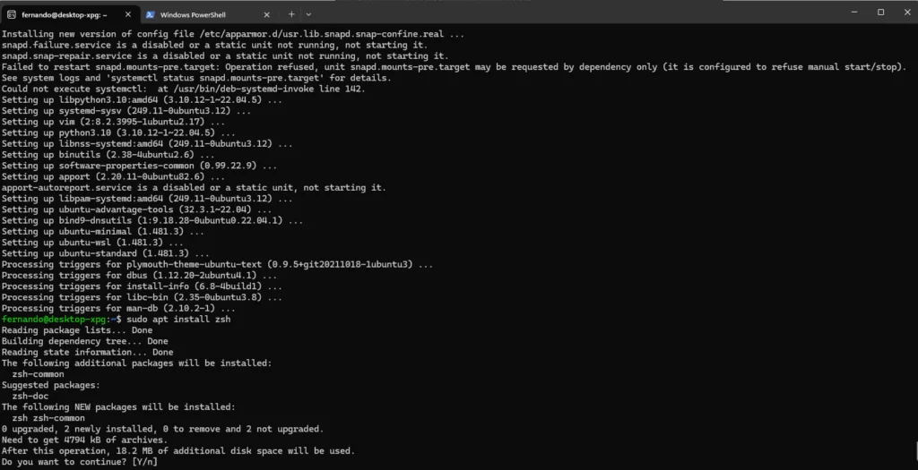 wsl linux windows