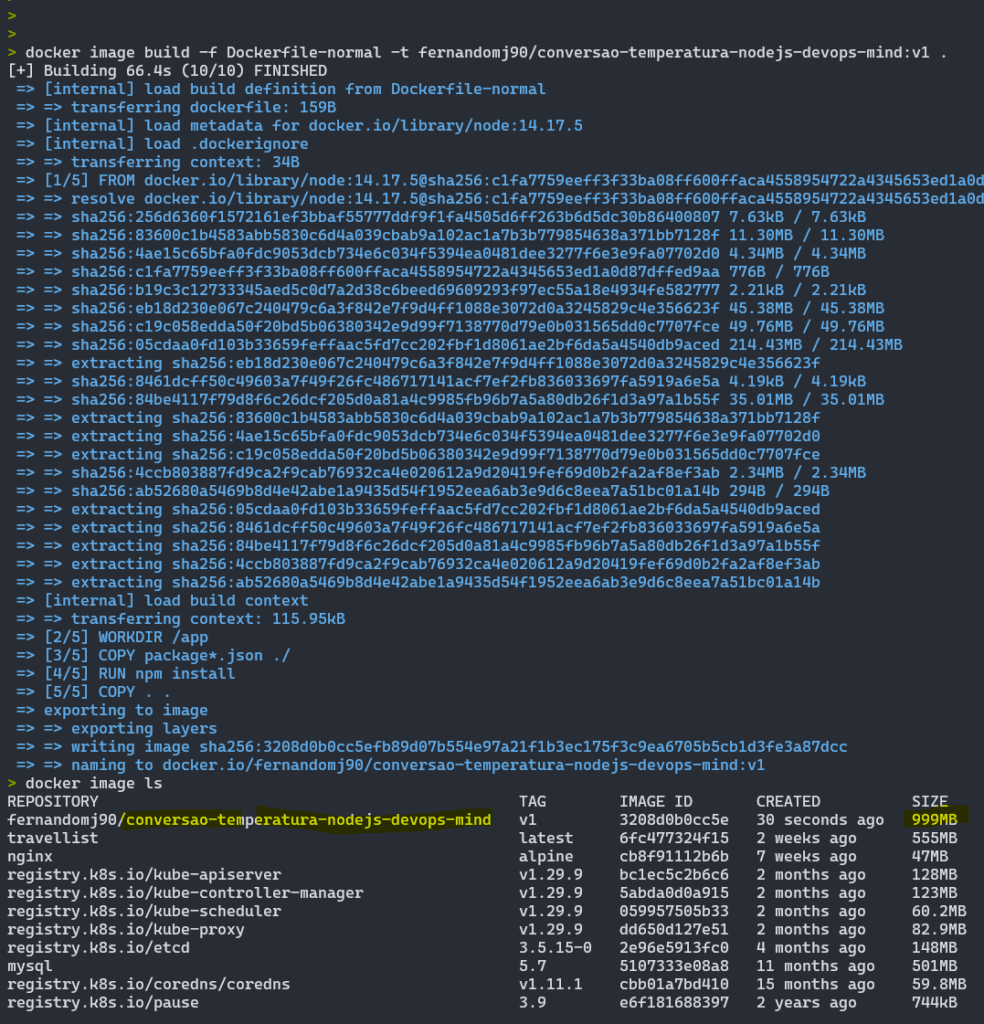 imagem docker