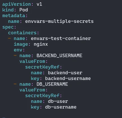 kubernetes secrets